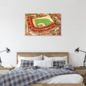 Toile Vue aérienne de Wrigley FieldChicago, IL (Insitu(Chambre))