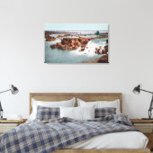 Toile Vue aérienne des chutes et du pont (Insitu(Chambre))