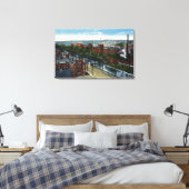 Toile Vue aérienne des moulins et du canal (Insitu(Chambre))