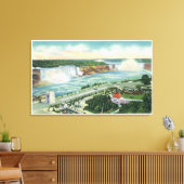 Toile Vue aérienne d'Oakes Garden Theatre et Falls (Insitu(Salon))