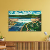 Toile Vue aérienne du barrage de Grand Coulee (Insitu(Salon))