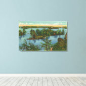 Toile Vue aérienne du canal hors-vue (Insitu (Plancher de Bois))