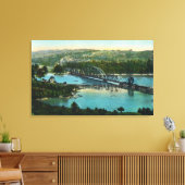 Toile Vue aérienne du chemin de fer Maine Central (Insitu(Salon))