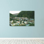 Toile Vue aérienne du CityMurray, ID (Insitu (Plancher de Bois))