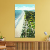 Toile Vue aérienne du front de mer (Insitu(Salon))