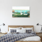 Toile Vue aérienne du front de mer de Vallejo et de Mare (Insitu(Chambre))
