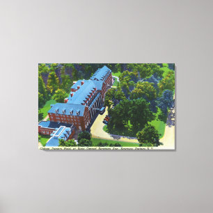 Toile Vue aérienne du Gideon Putnam Hotel, Spa