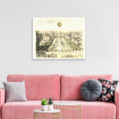 Toile Vue aérienne du jardin formel par Eric Dahlbergh (Insitu(Salon))