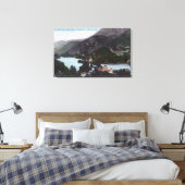 Toile Vue aérienne du lac Blue LakesMidlake, CA (Insitu(Chambre))