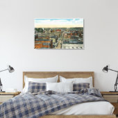 Toile Vue aérienne du nord de Main Street (Insitu(Chambre))