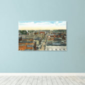 Toile Vue aérienne du nord de Main Street (Insitu (Plancher de Bois))
