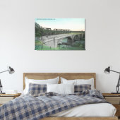 Toile Vue aérienne du pont de Putah CreekWinters, CA (Insitu(Chambre))