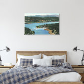 Toile Vue aérienne du pont des dieux (Insitu(Chambre))