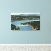 Toile Vue aérienne du pont des dieux (Insitu (Plancher de Bois))