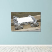 Toile Vue aérienne du robot-transporteur (Insitu (Plancher de Bois))