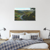 Toile Vue aérienne du sentier et de la vallée de Deerfie (Insitu(Chambre))