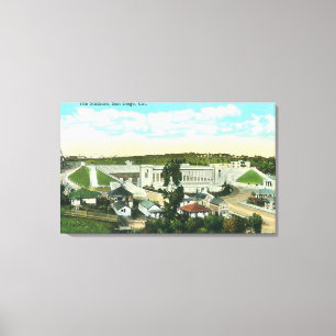Toile Vue aérienne du StadiumSan Diego, CA