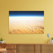 Toile Vue aérienne d'un désert (Insitu(Salon))