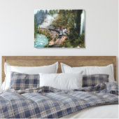 Toile Vue aérienne d'une gare (Insitu(Chambre))