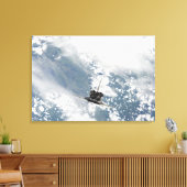 Toile Vue arrière des trois moteurs principaux (Insitu(Salon))