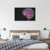 Toile Vue arrière du cerveau humain (Insitu(Chambre))