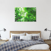 Toile Vue ascendante d'arbres (Insitu(Chambre))
