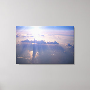Toile Vue au-dessus de nuage dense