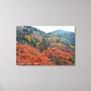 Toile Vue automnale du temple Kiyomizu-dera Japon Voyage