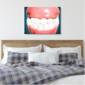 Toile Vue Avant De La Bouche Humaine Avec Les Dents Et L (Insitu(Chambre))
