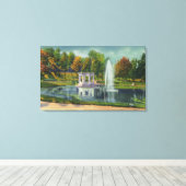 Toile Vue commémorative du parc des congrès (Insitu (Plancher de Bois))