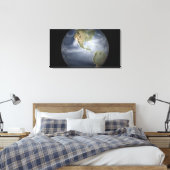 Toile Vue complète de la Terre montrant la vapeur d'eau (Insitu(Chambre))