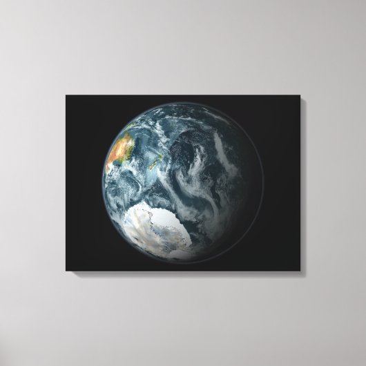 Toile Vue complète de la Terre qui met en évidence l'Ant (Recto)