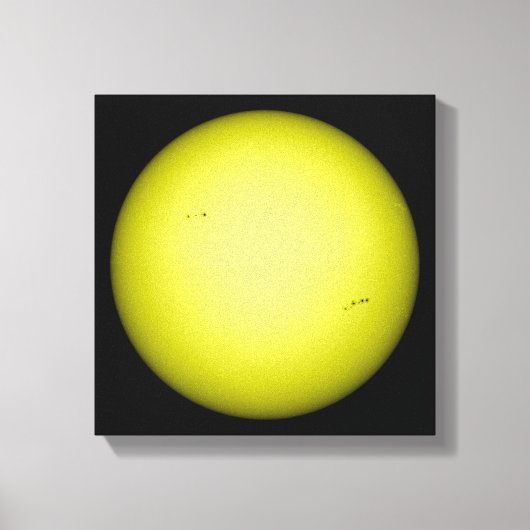 Toile Vue complète du soleil (Recto)