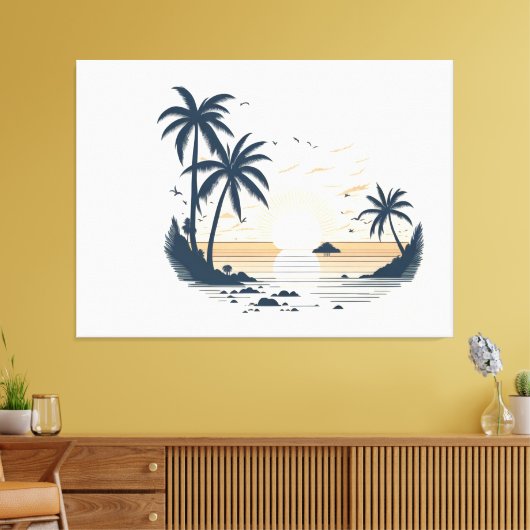 Toile Vue côté plage (Insitu(Salon))