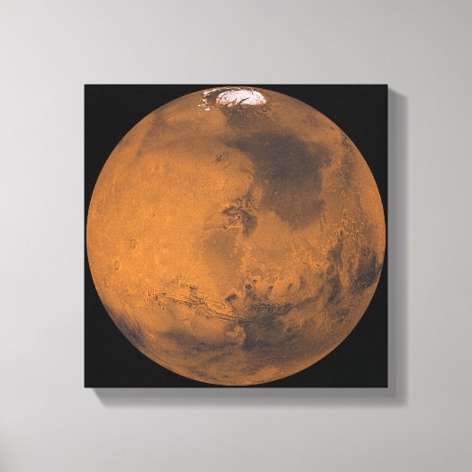 Toile Vue couleur globale de Mars (Recto)