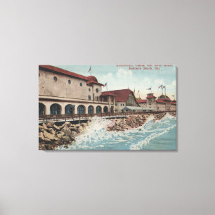 Toile Vue d'amphithéâtre, de casino, et de Chambre de