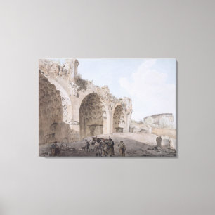 Toile Vue dans le forum romain (le temple de la paix)