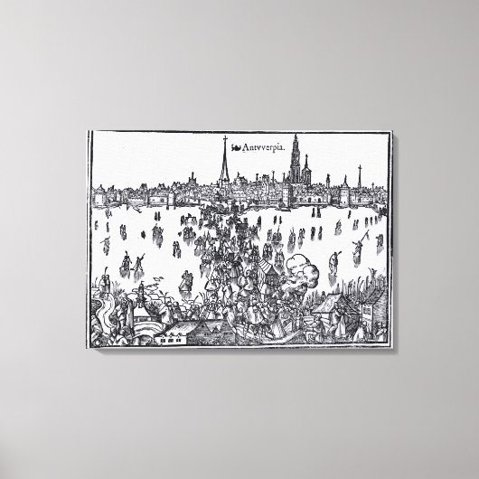 Toile Vue d'Anvers (Recto)