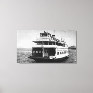Toile Vue d'Astoria, Orégon de photographie de Megler d