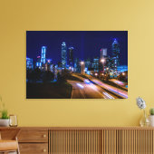 Toile Vue d'Atlanta la nuit (Insitu(Salon))