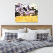 Toile Vue d'Auvers avec l'église par Vincent van Gogh (Insitu(Chambre))