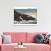 Toile Vue de Alligator Head, La Jolla (Insitu(Salon))