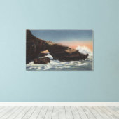 Toile Vue de Alligator Head, La Jolla (Insitu (Plancher de Bois))