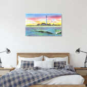 Toile Vue de Boon Island et du phare de York (Insitu(Chambre))