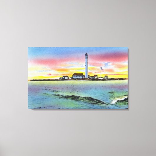 Toile Vue de Boon Island et du phare de York (Recto)