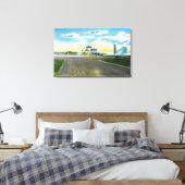Toile Vue de Brainard Field, Planes Landing & (Insitu(Chambre))
