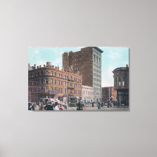 Toile Vue de Broadway, 14ème St, avenue Junctio de San