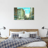 Toile Vue de Broadway et du septième coin (Insitu(Chambre))