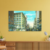 Toile Vue de Broadway et du septième coin (Insitu(Salon))