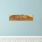 Toile Vue de Burns Cliff sur Mars (Insitu (Plancher de Bois))